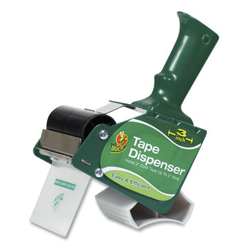 Duck® Extra-wide Packaging Tape Dispenser, 3" Core, For Rolls Up To 3" X 54.6 Yds, Green freeshipping - TVN Wholesale